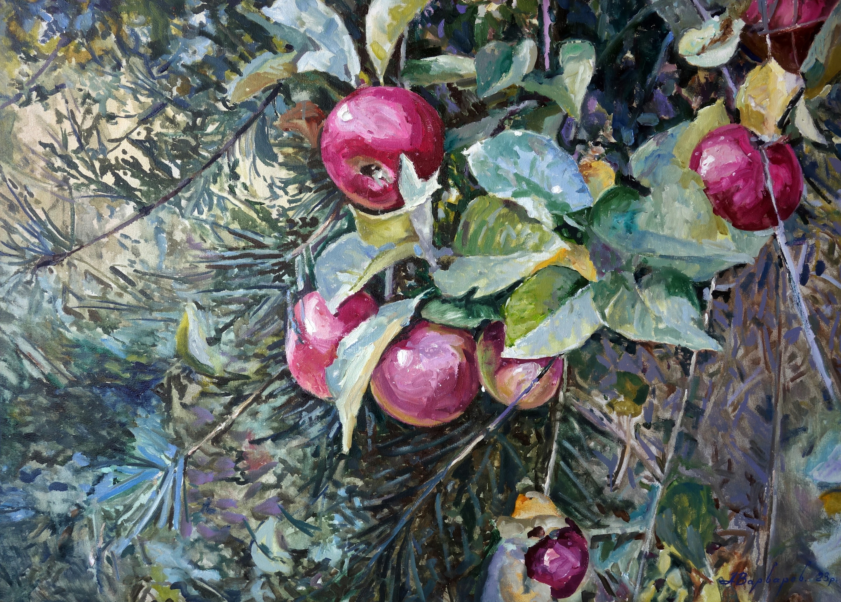 Anatoly Varvarov, September forest paradise apples Anatoly Varvarov, September forest paradise apples