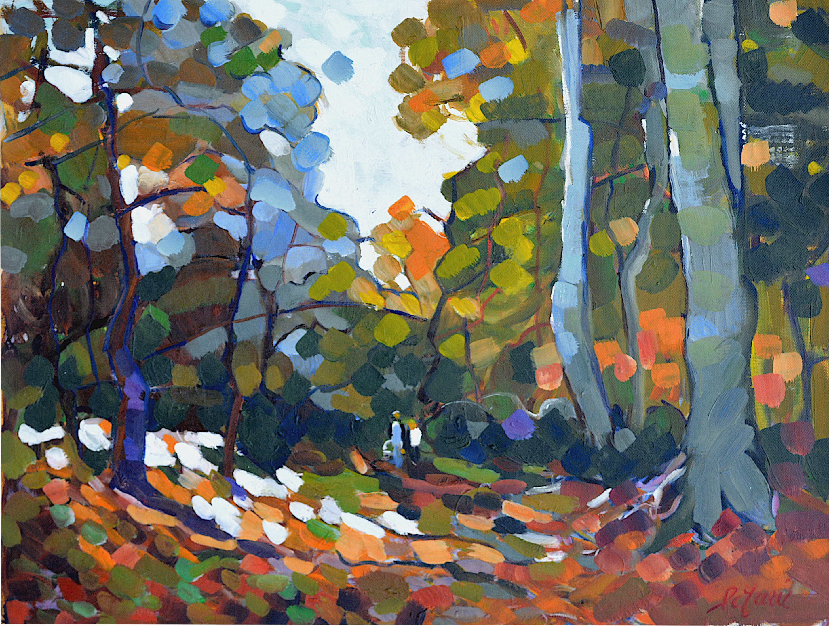 Patrick Marie, Sous bois en automne Patrick Marie, Sous bois en automne