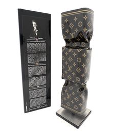 Sculpture, Hommage to LV Leather - Brown, Ad Van Hassel