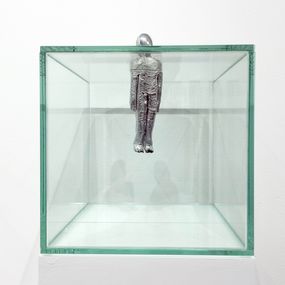 Sculpture, Baigneur cube, Marcus Egli