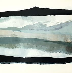 Gemälde, The persistence of a silent morning, Frédéric Halbreich
