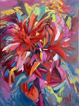 Peinture, How it feels to be guided by Love, Olga McNamara