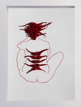 Painting, XII From The Red Series, Megha Joshi