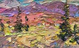 Painting, Sunny in the Carpathians, Ivanyuk Oleksiy