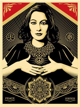 Print, Peace and Justice Woman, Shepard Fairey (Obey)