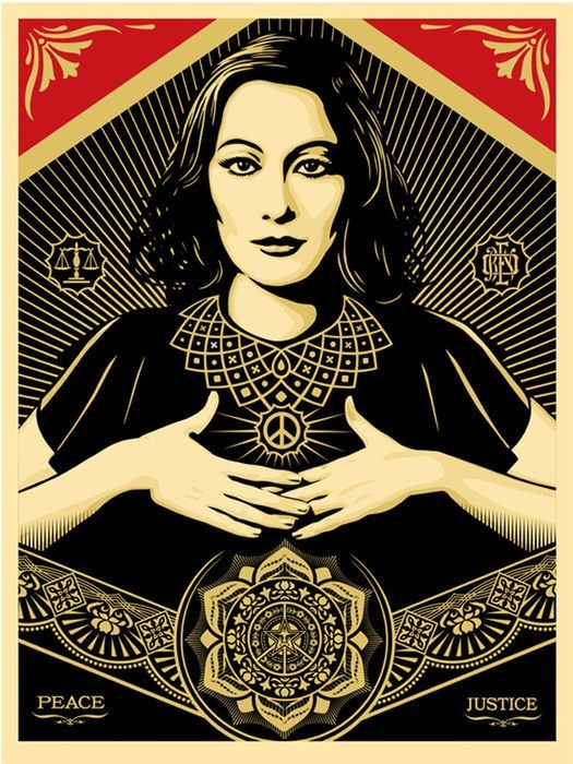 Shepard Fairey (Obey), Peace and Justice Woman Shepard Fairey (Obey), Peace and Justice Woman