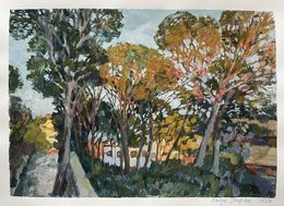 Gemälde, Evening in Santa Ponsa, Nadezda Stupina