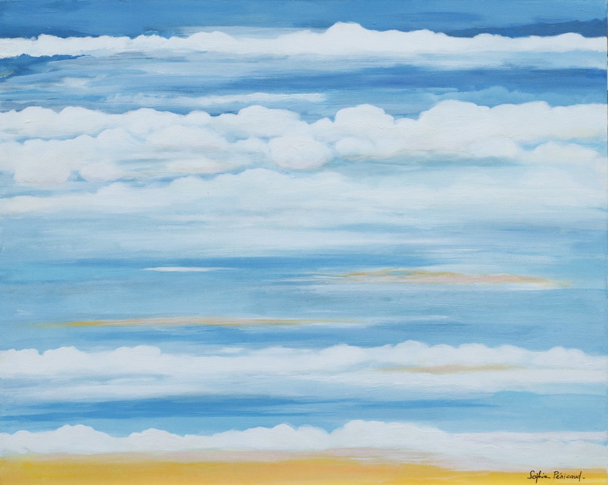 Sophie Penicaud, Entre ciel et terre - Paysage nuageux Sophie Penicaud, Entre ciel et terre - Paysage nuageux