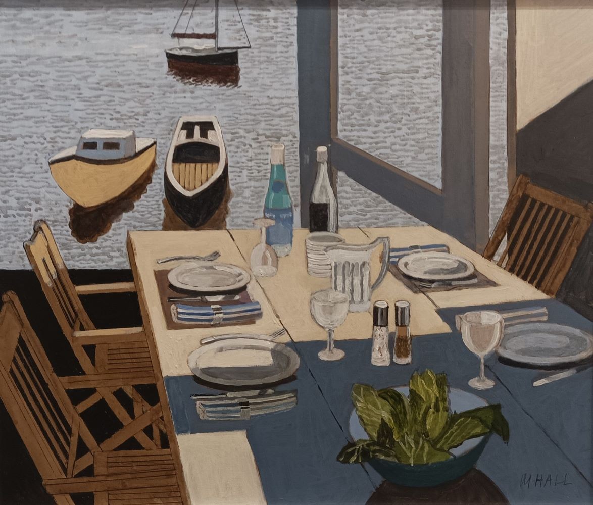 Mike Hall, View from a Restaurant II Mike Hall, View from a Restaurant II