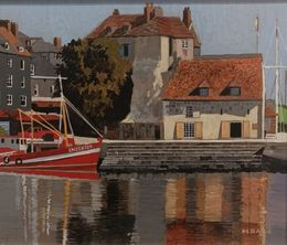 Gemälde, Honfleur, Mike Hall