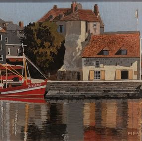 Gemälde, Honfleur, Mike Hall