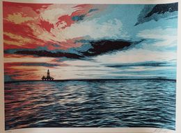 Print, Sunset As The Fall Approaches, Shepard Fairey (Obey)