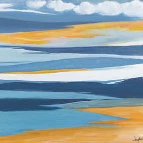 Painting, Lever de soleil, Sophie Penicaud