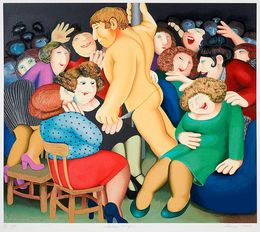 Print, Ladies Night, Beryl Cook