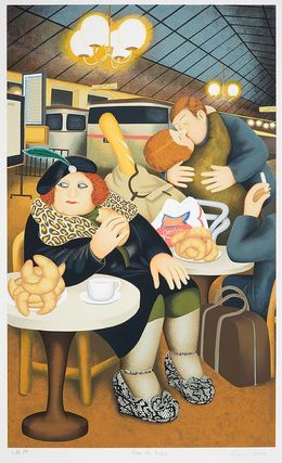 Print, Gare du Nord, Beryl Cook
