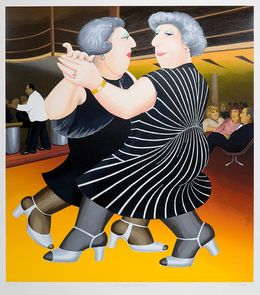 Print, Dancing on the QE2, Beryl Cook