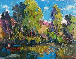 Gemälde, Down the river, Oksana Ivanyuk