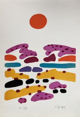 Print, Le plateau de l'Atlas, Charles Lapicque