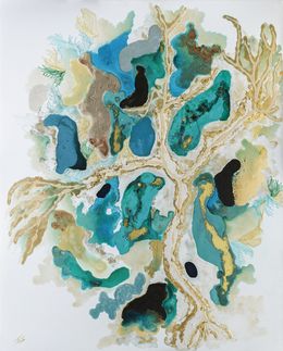 Painting, Corail Blanc, Frédérique Fabri