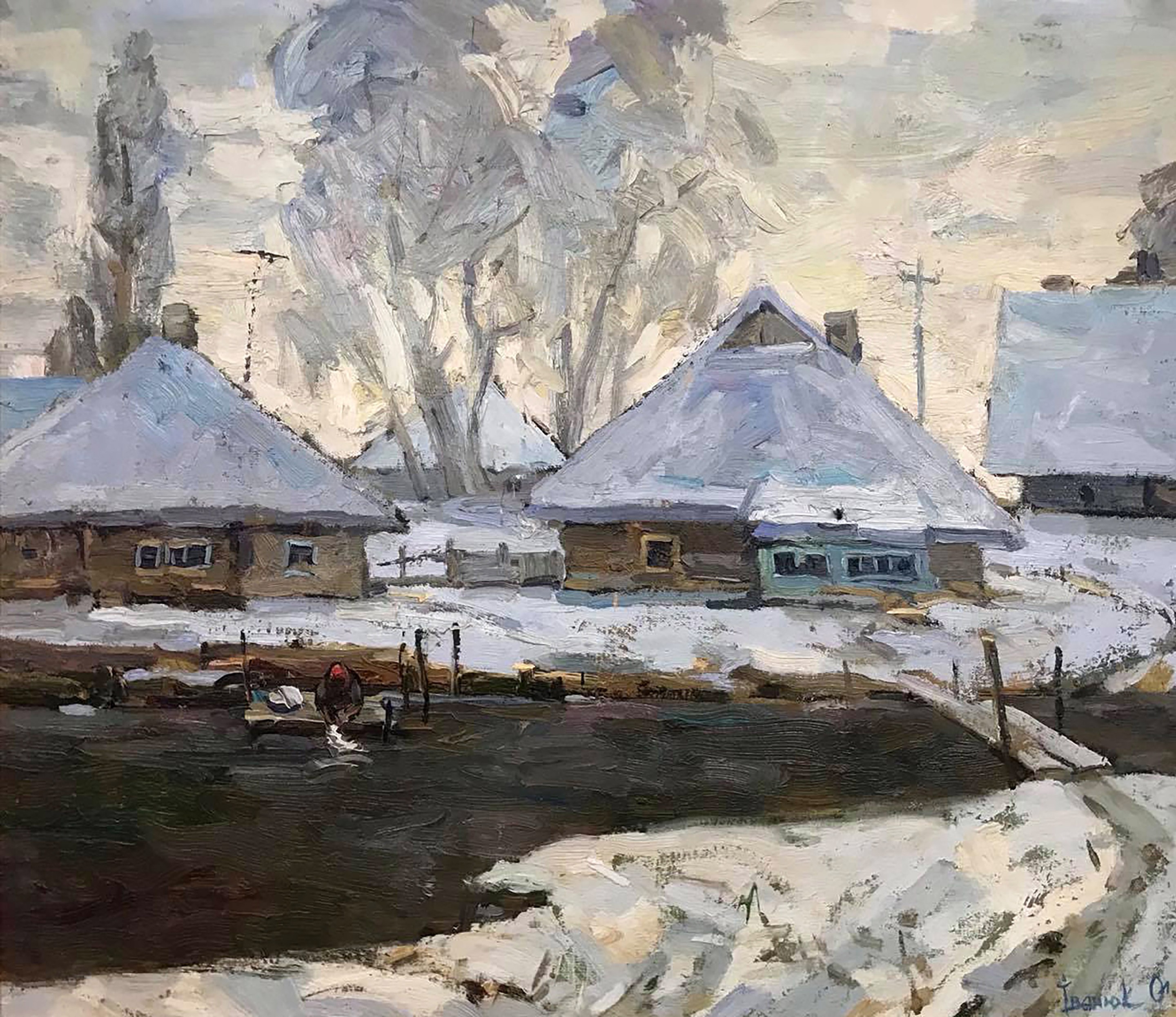 Ivanyuk Oleksiy, Evening winter landscape Ivanyuk Oleksiy, Evening winter landscape