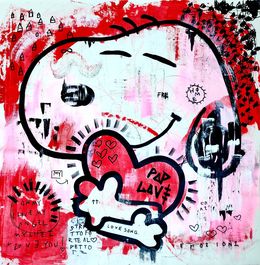 Peinture, Snoopy Pop Love, Eghna