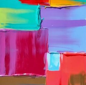 Gemälde, Explosion de Bonheur, Joëlle Blouin