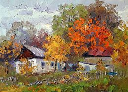 Painting, On a Roma farm, Boris Serdyuk