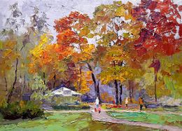 Painting, In the park, Boris Serdyuk