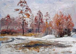 Gemälde, On the edge of the forest, Boris Serdyuk