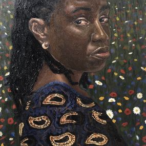 Gemälde, Mature Lady, Olamilekan Bello
