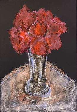 Gemälde, Roses du jardin, Isabelle Hirtzig