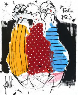 Painting, Fashion Paris, David Jamin