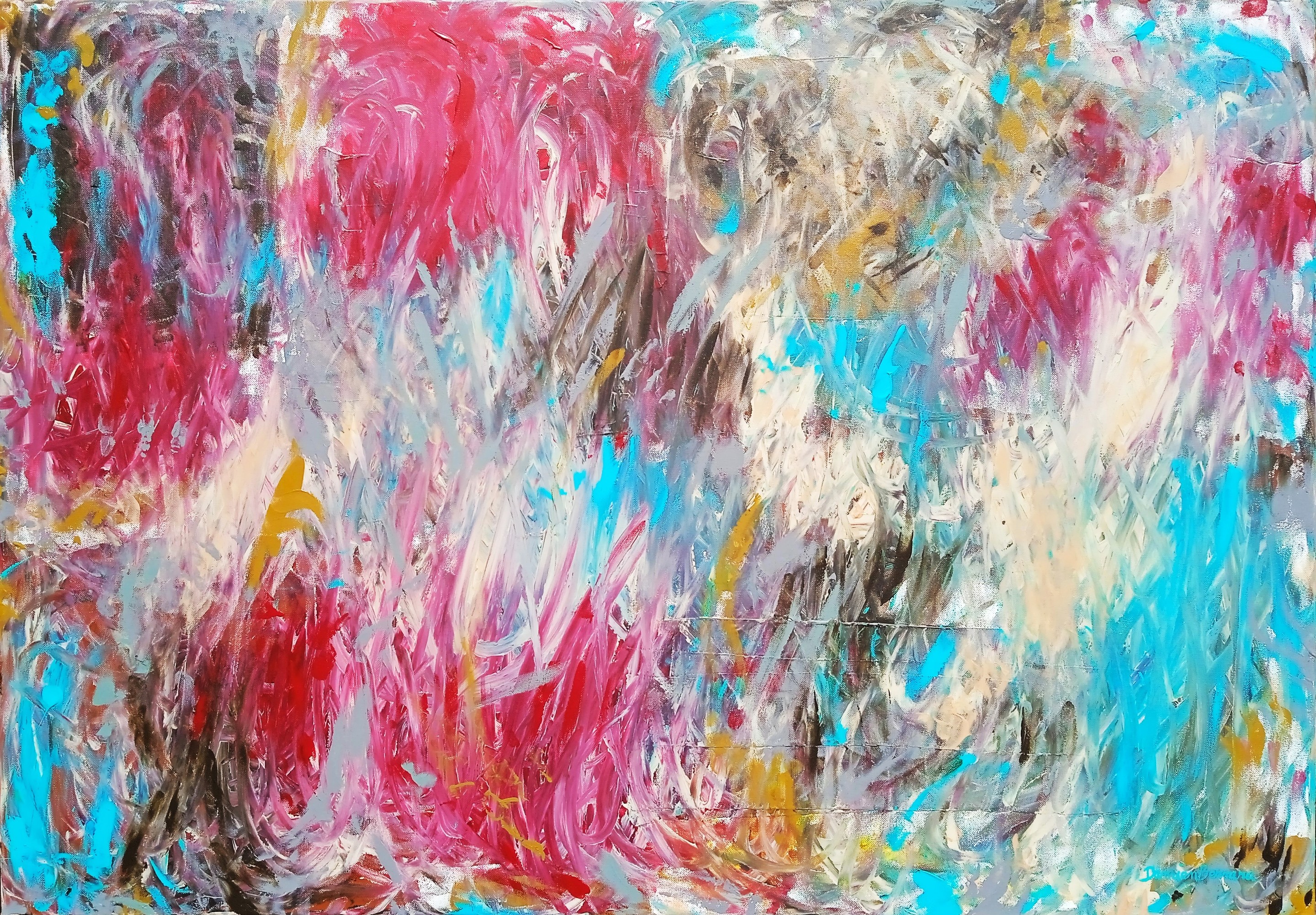 Damien Berrard, Untitled, hommage à Joan Mitchell Damien Berrard, Untitled, hommage à Joan Mitchell