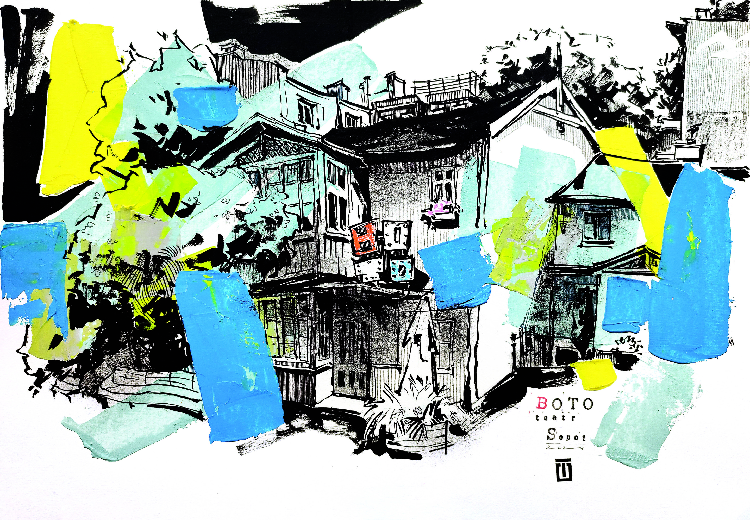 Tetiana Ocheredko, Sketch 12. Teatr BOTO. Sopot Tetiana Ocheredko, Sketch 12. Teatr BOTO. Sopot
