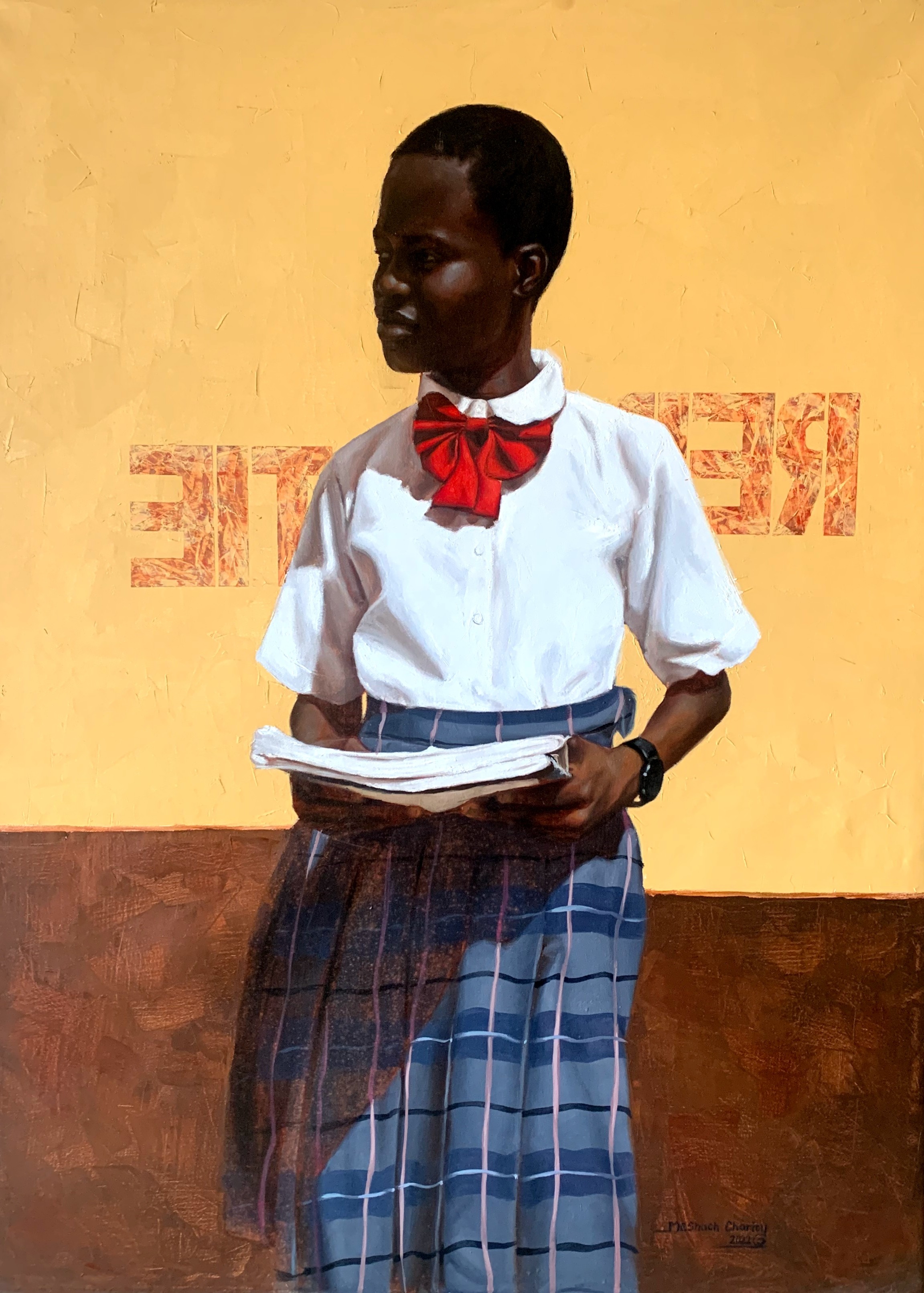 Meshach Charity, Red Tie Meshach Charity, Red Tie