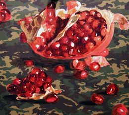 Gemälde, Pomegranate fruit, Ed Potapenkov