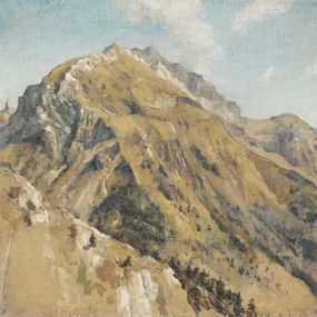 Gemälde, La Tournette ocre, André Boubounelle