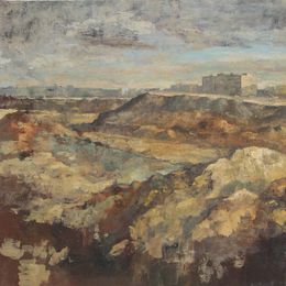 Gemälde, Chantier à Boston, André Boubounelle