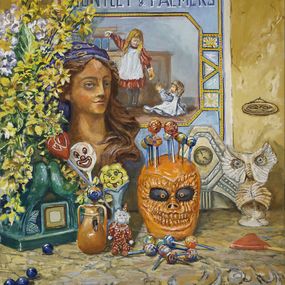 Painting, Nature morte - Palmers, Jürg Kreienbühl