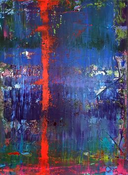 Painting, My red line, Melezhik Olga