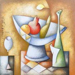Painting, Cubist Still Life, Sargis Zaqaryan