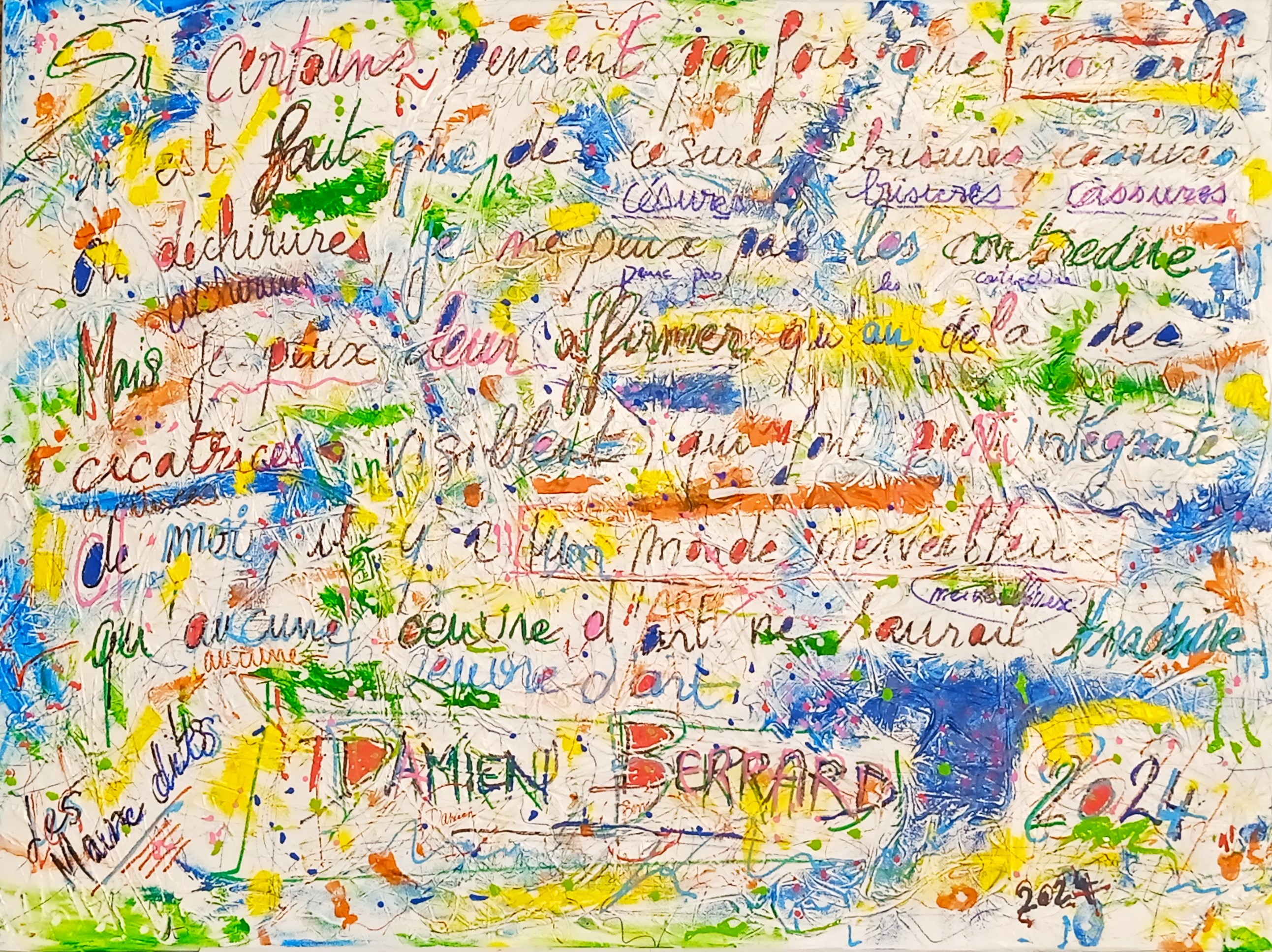 Damien Berrard, Les maux dits Damien Berrard, Les maux dits