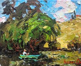 Painting, Under the willows, Ivanyuk Oleksiy