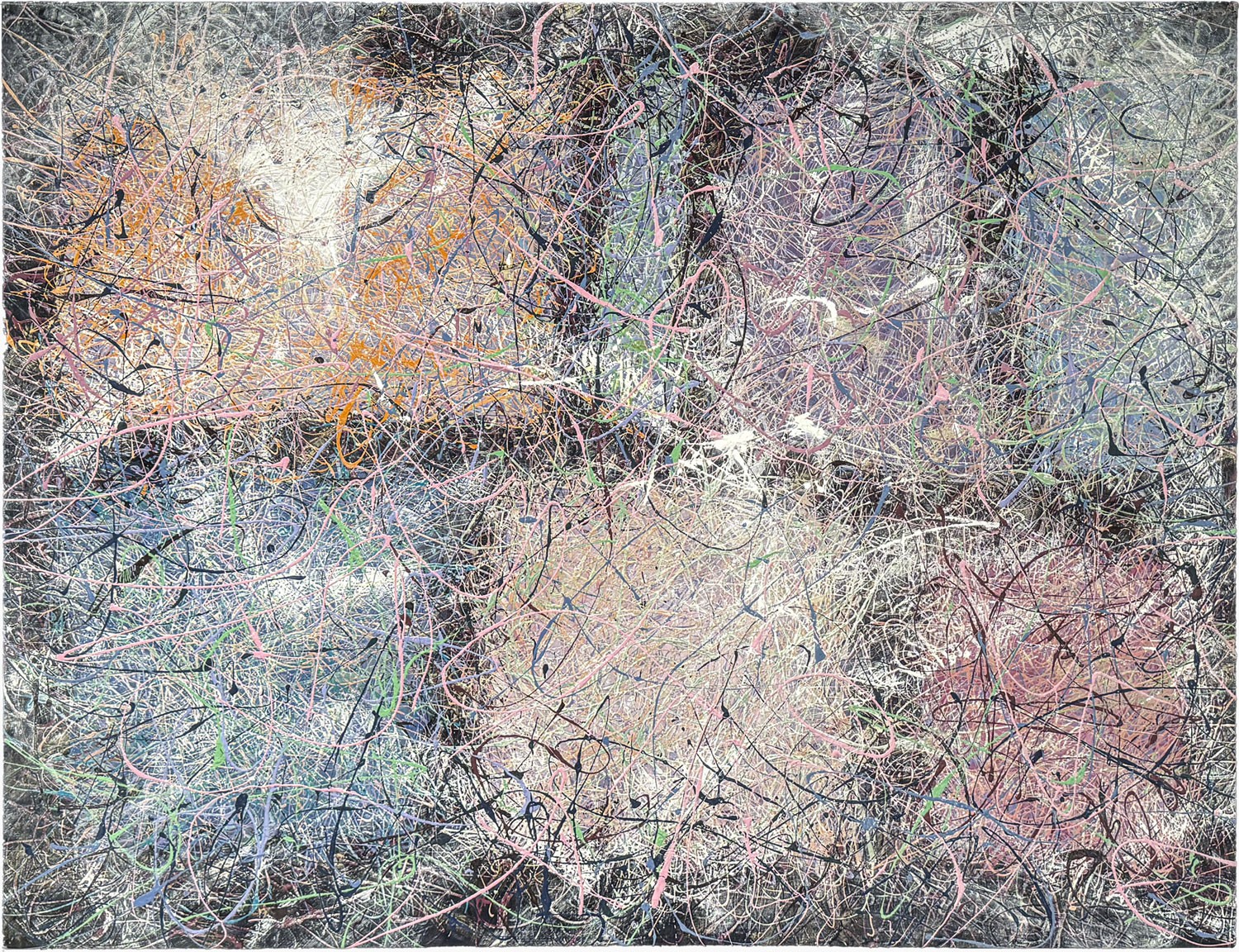 Nadin Antoniuk, Abstract squares summer dreaming (Stretched) Nadin Antoniuk, Abstract squares summer dreaming (Stretched)