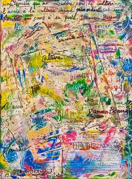 Peinture, Hawa Djabali - ( collection Des maux pour le dire ), Damien Berrard