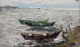 Gemälde, Shore's edge, Oksana Ivanyuk