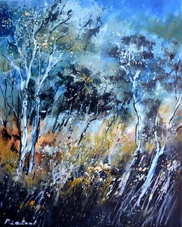 Painting, Tempest in the wood, Pol Ledent