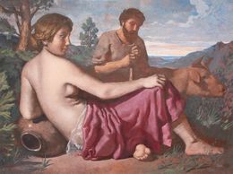 Painting, La source, Pierre Sojo