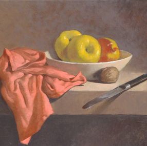 Painting, Trois pommes, Pierre Sojo