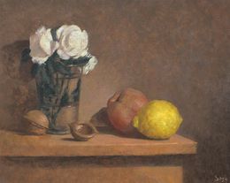 Painting, Trois Roses, Pierre Sojo